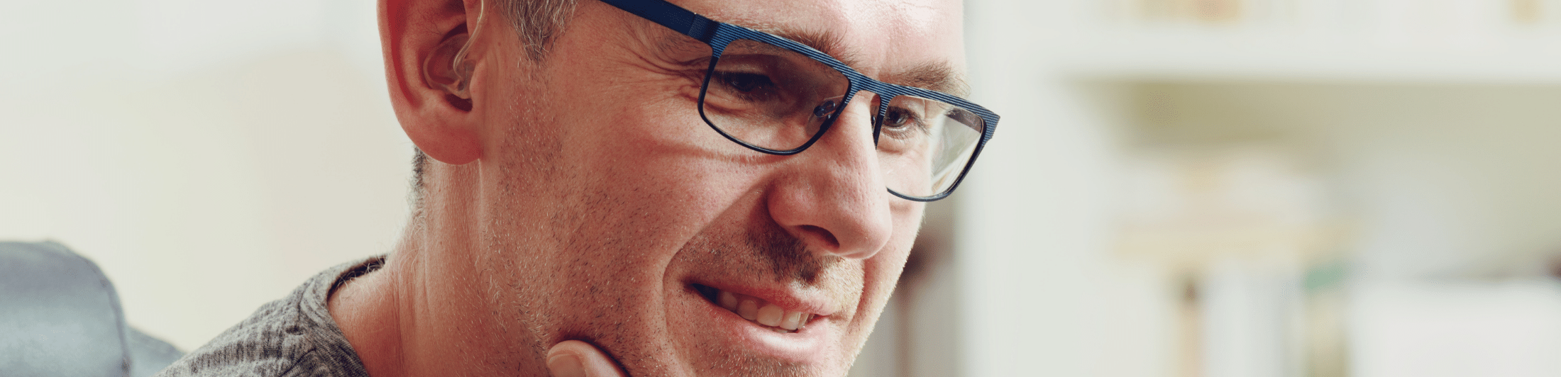man with glasses